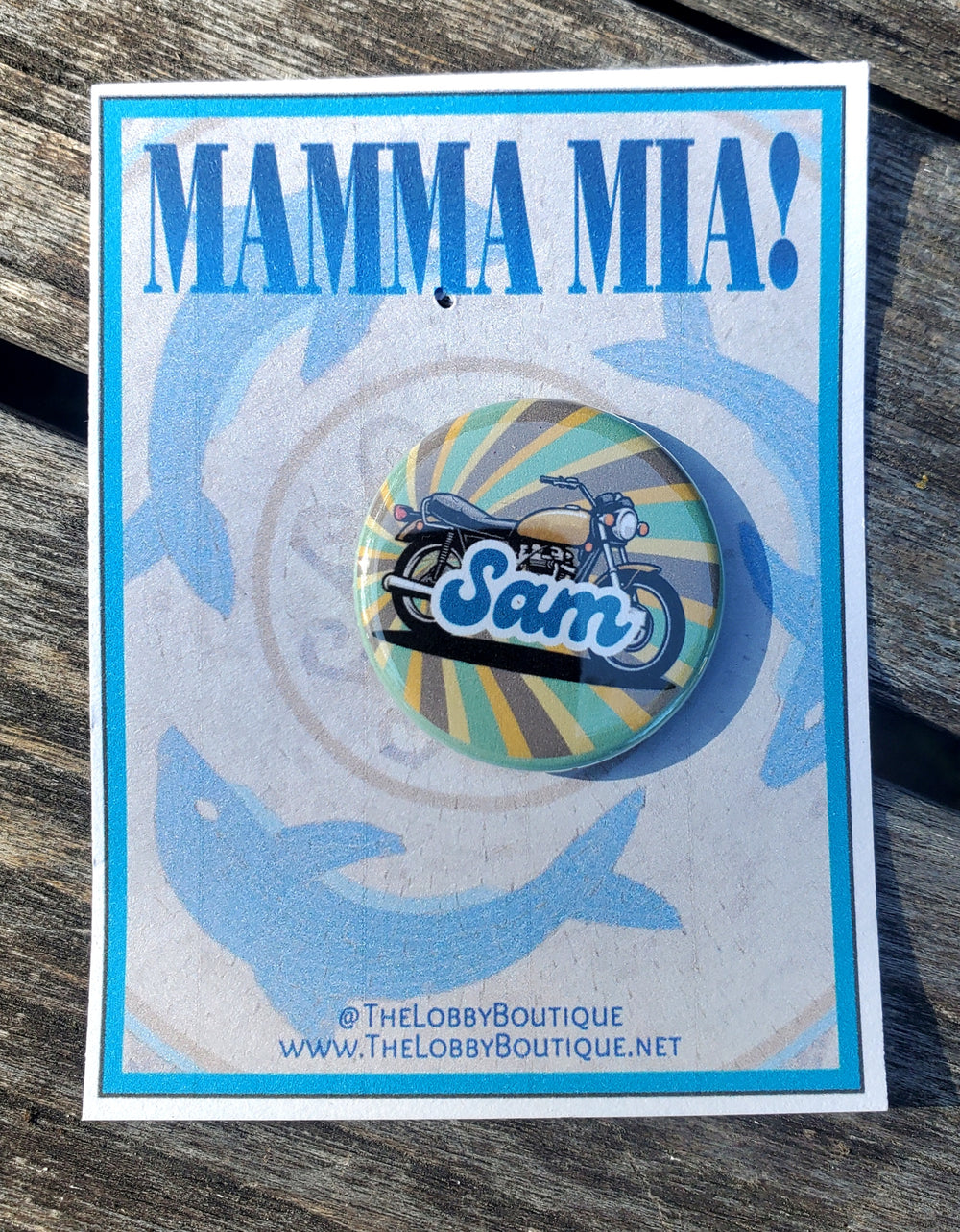 MAMMA MIA "SAM" Metall-Anstecker