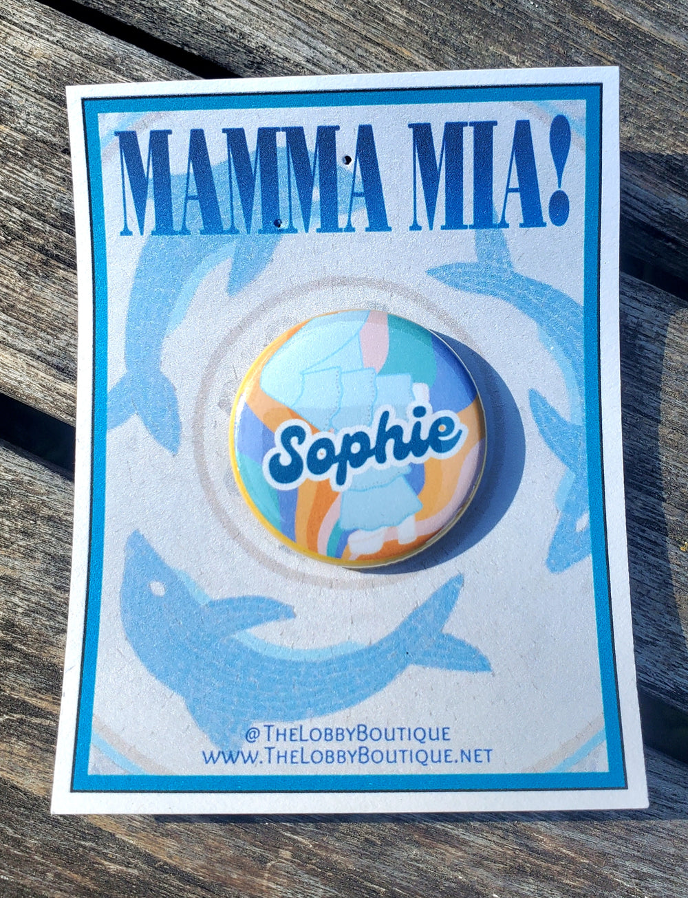 MAMMA MIA "SOPHIE" Metall-Anstecker