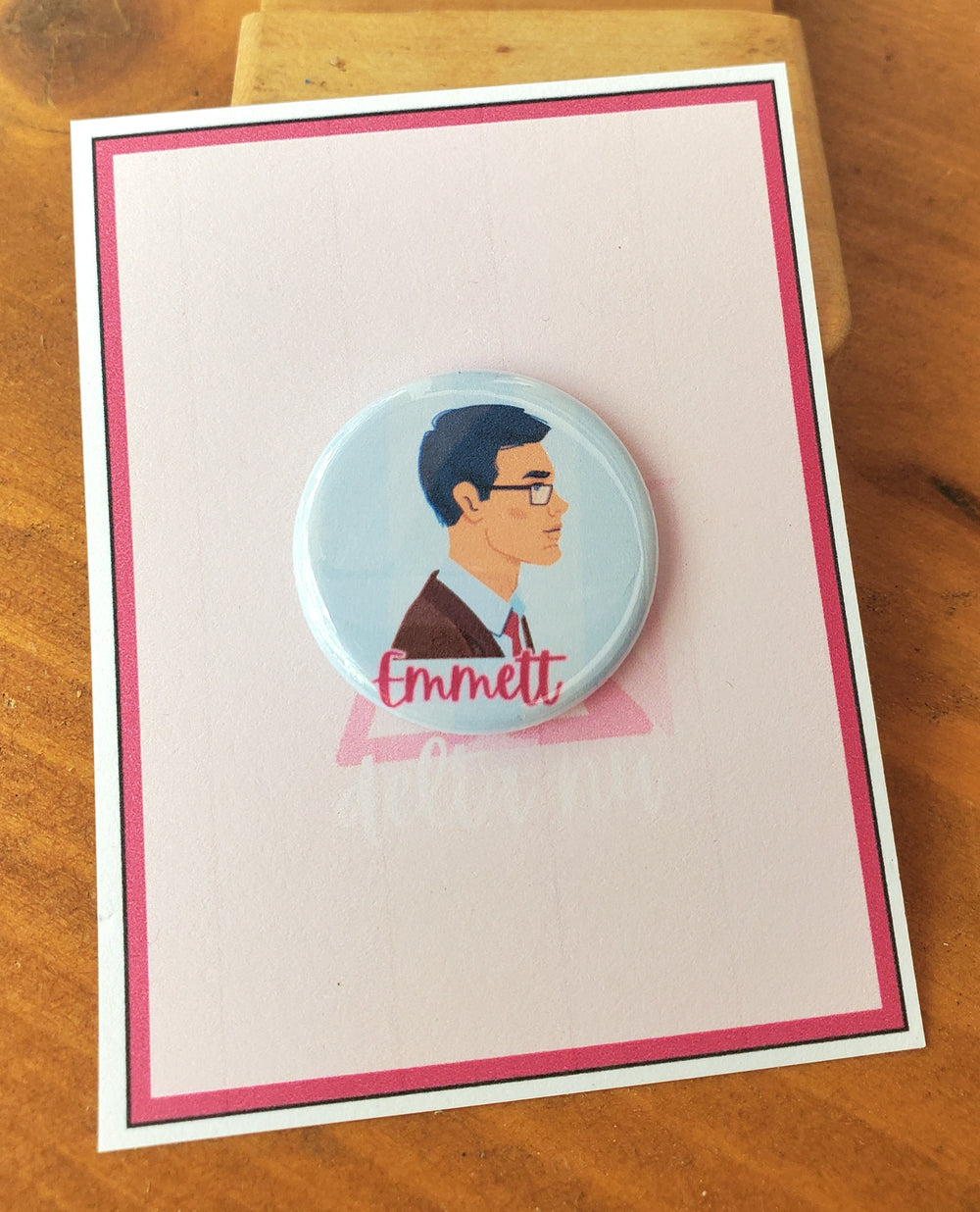 LEGALLY BLONDE "Emmett Forrest" Metal Pinback Button