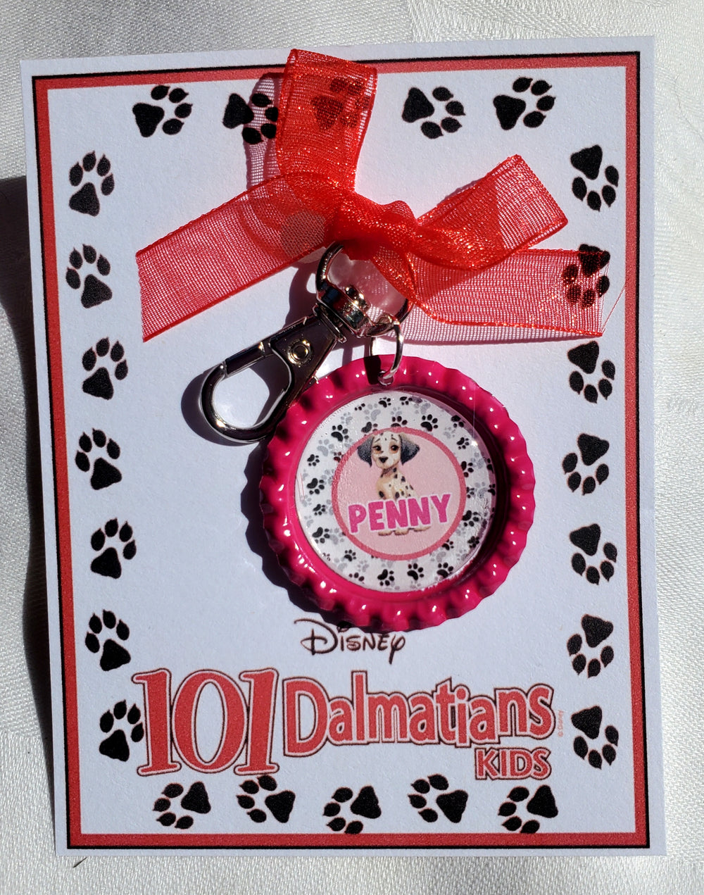 101 DALMATIANS "Penny" Bottlecap Keychain