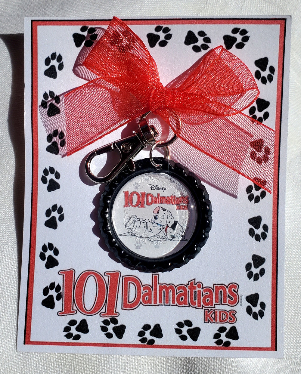 101 DALMATIANS "Show Logo" Bottlecap Keychain