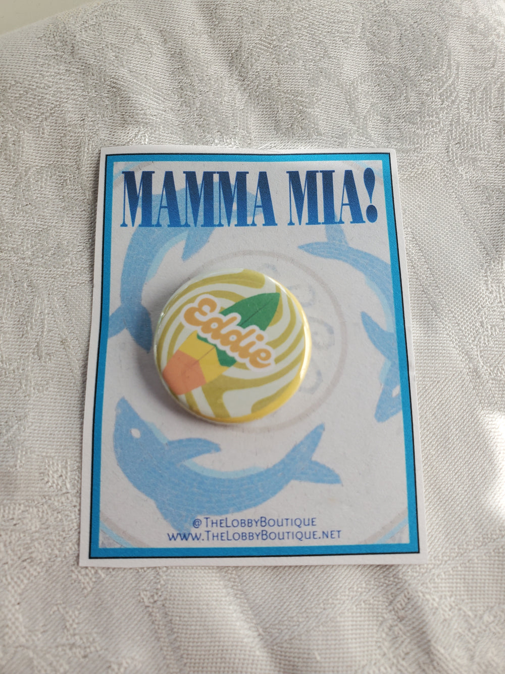 MAMMA MIA "&amp; DOT DOT DOT" Metall Button