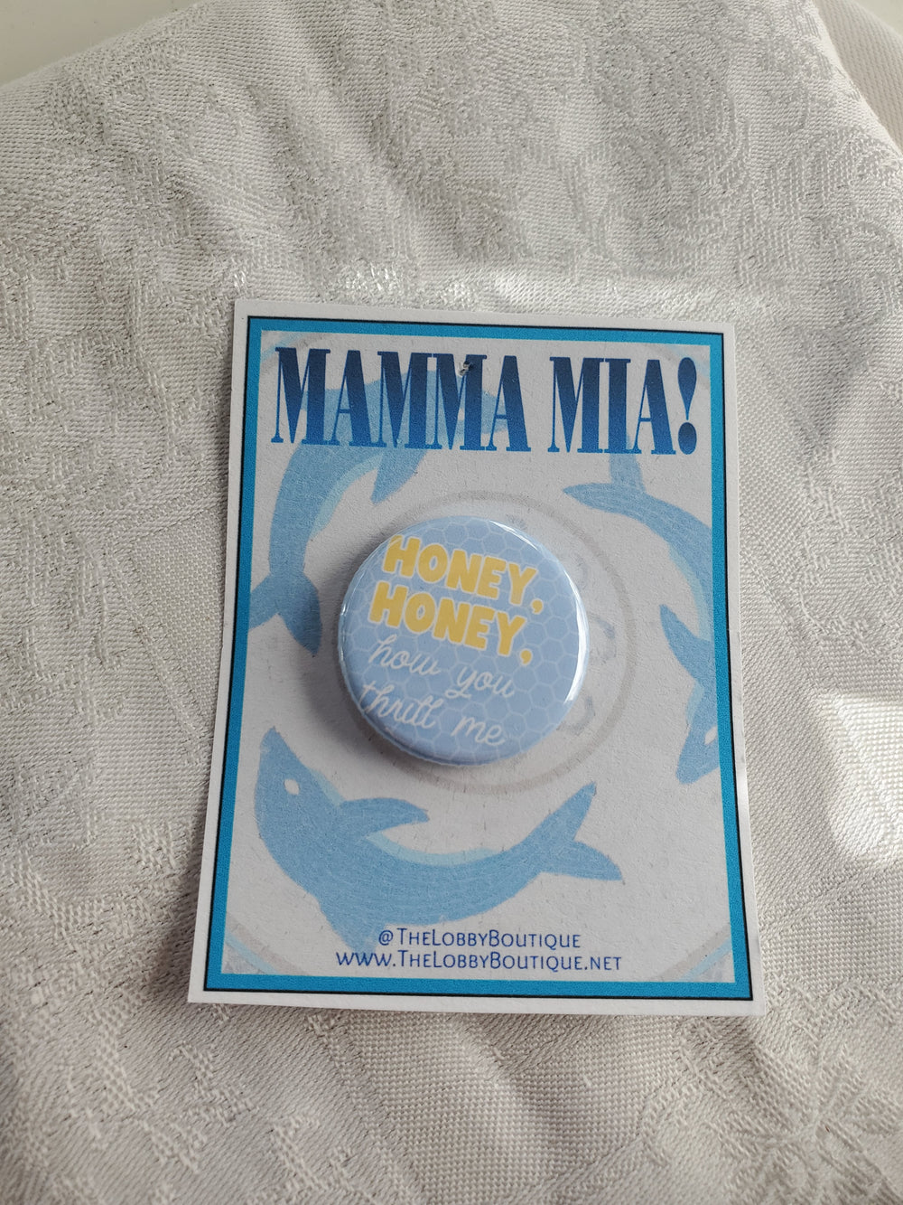 MAMMA MIA "&amp; DOT DOT DOT" Metall Button