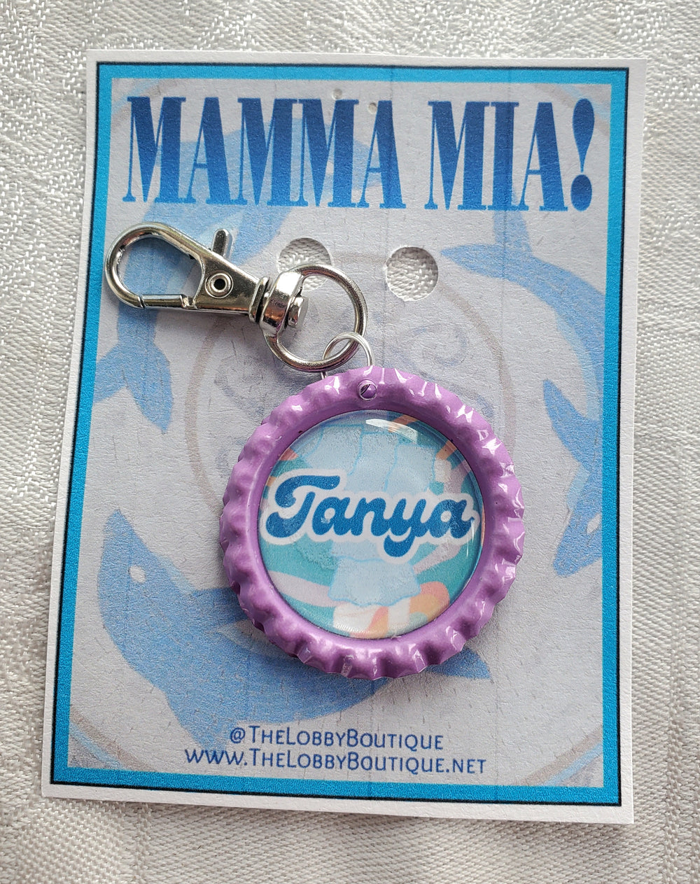 MAMMA MIA "Tanya" Bottlecap Keychain