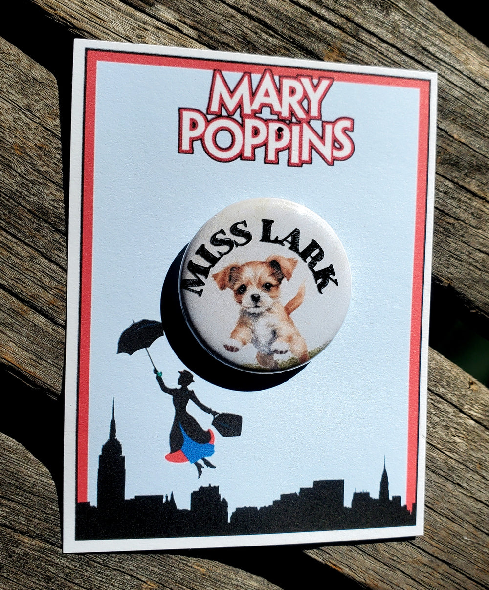 MARY POPPINS "George Banks" Metall Button