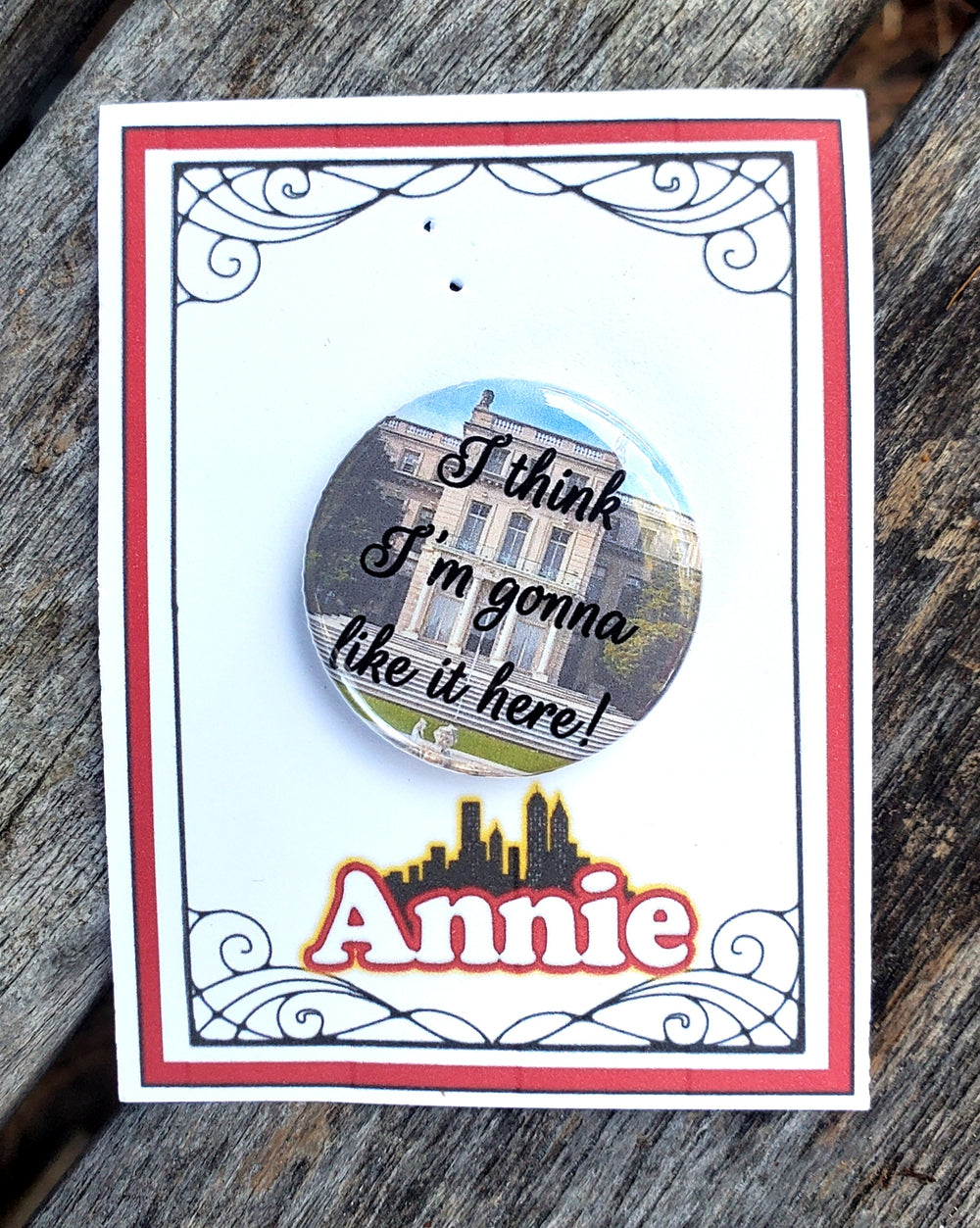 MARY POPPINS "George Banks" Metall Button