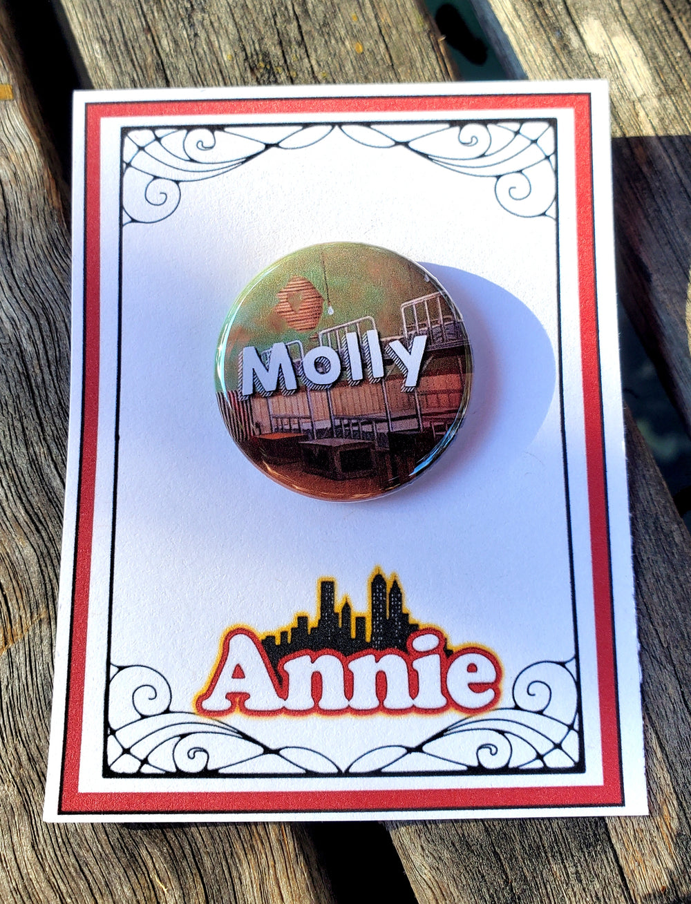 MARY POPPINS "George Banks" Metall Button