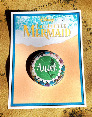 LITTLE MERMAID "ARIEL" Metal PinbacK
