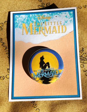 LITTLE MERMAID "Show Logo" Metal Pinback