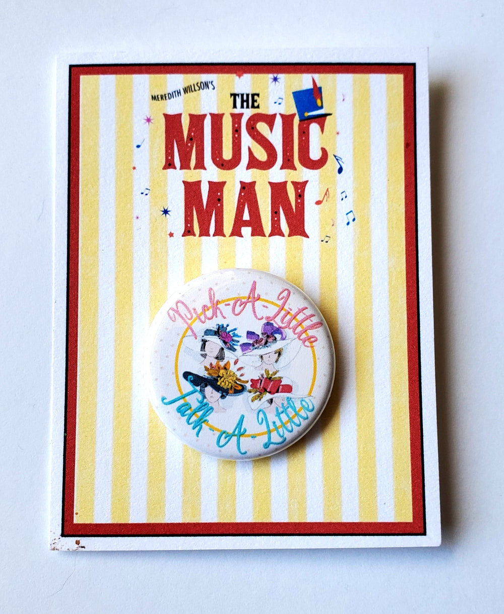 MUSIC MAN "Pick A Little" Metal Pinback Button