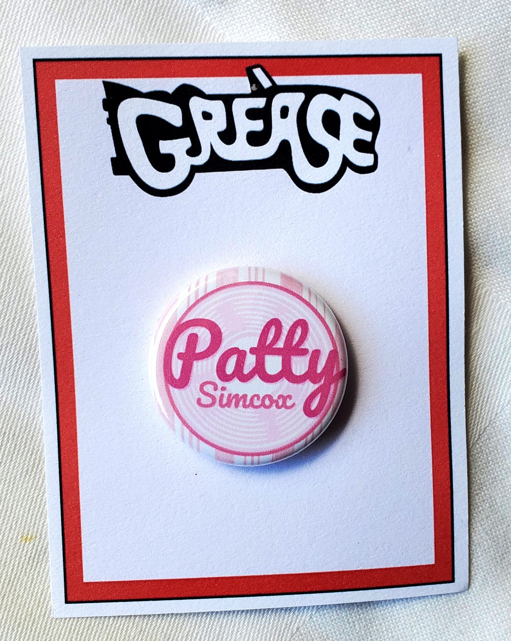 GREASE 'Es gibt schlimmere Dinge, die ich tun könnte' Metall Button