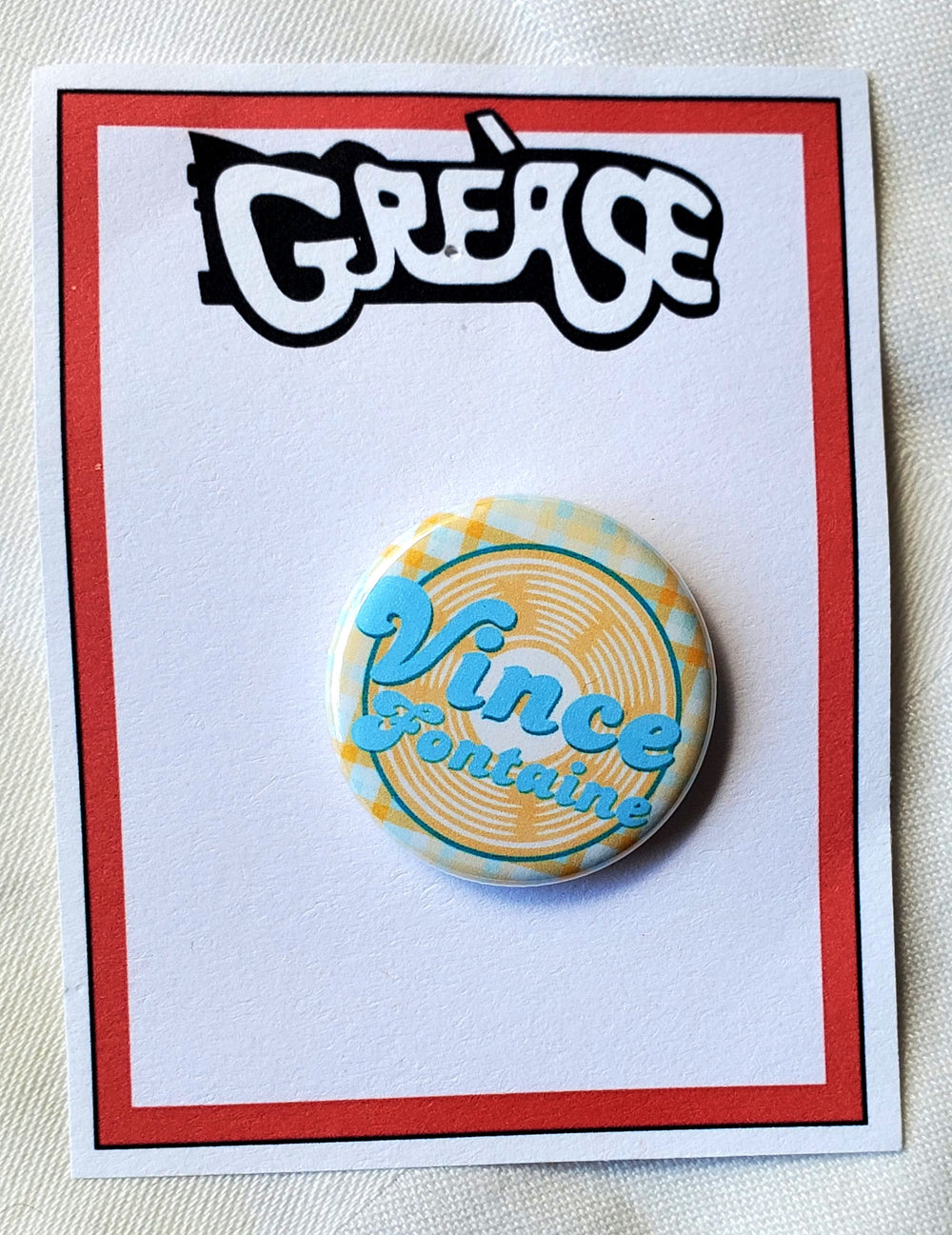 GREASE 'Es gibt schlimmere Dinge, die ich tun könnte' Metall Button