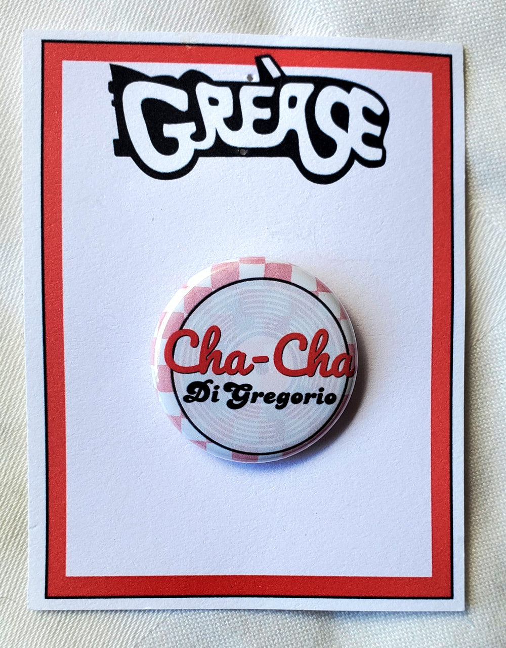 GREASE 'Es gibt schlimmere Dinge, die ich tun könnte' Metall Button