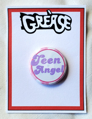 GREASE "Teen Angel" Metal Pinback Button