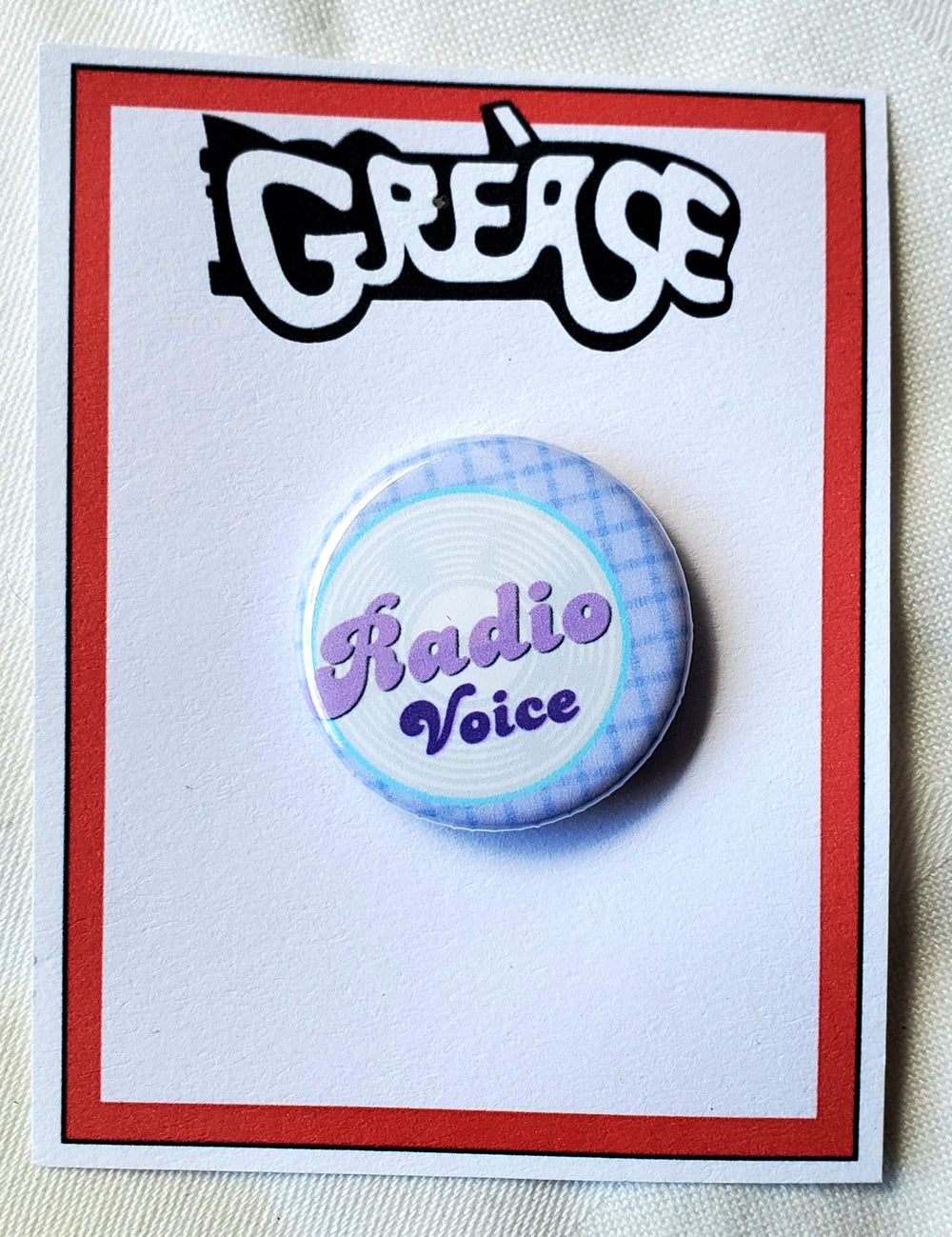 GREASE 'Es gibt schlimmere Dinge, die ich tun könnte' Metall Button