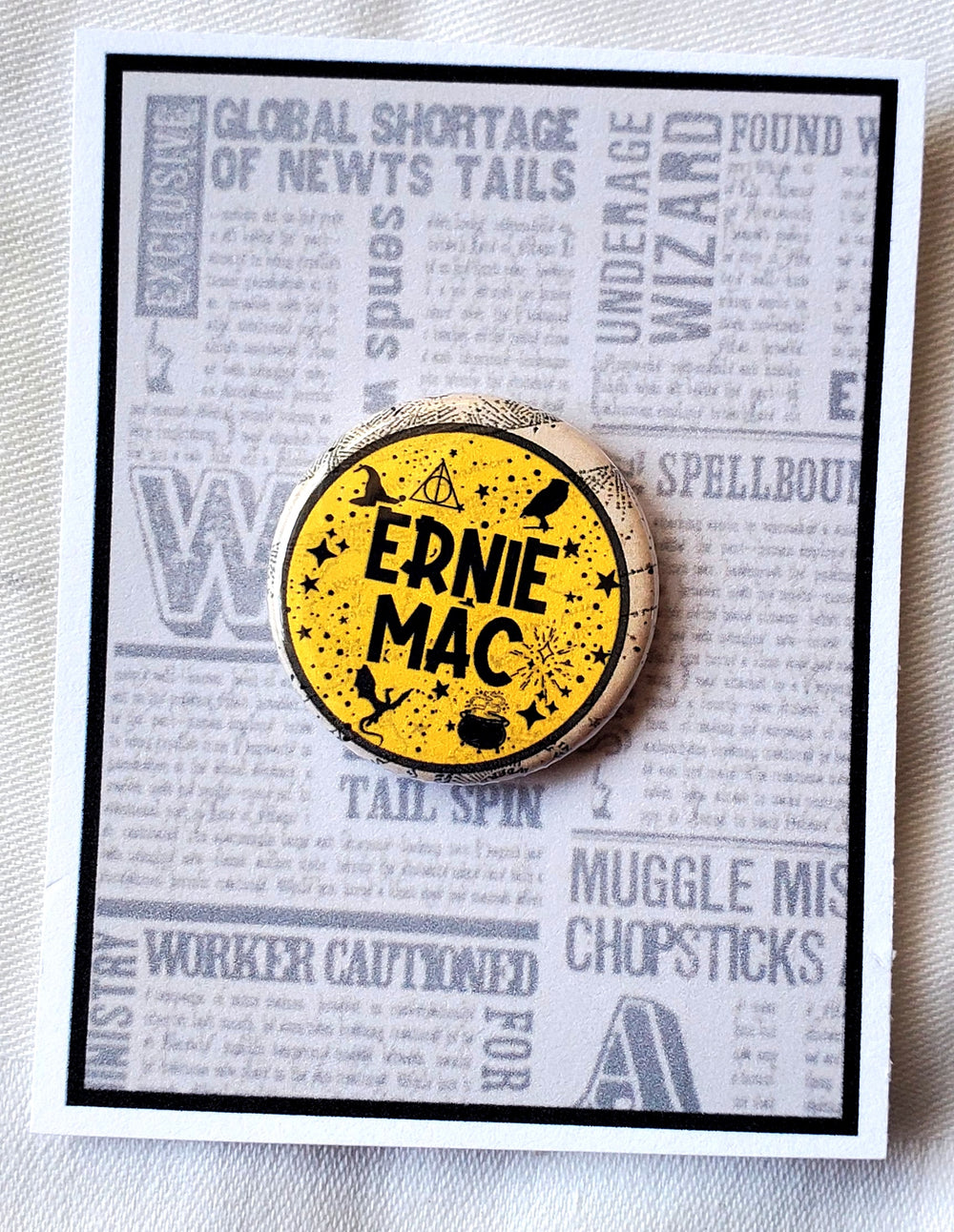 PUFFS "Ernie Mac" Metal Pinback Button