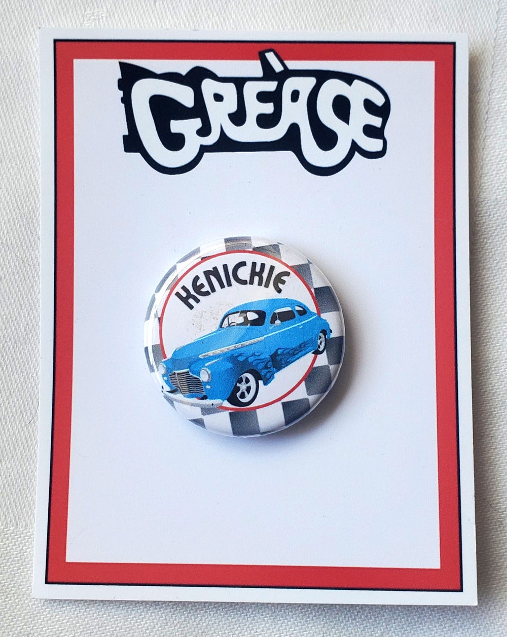 GREASE 'Es gibt schlimmere Dinge, die ich tun könnte' Metall Button