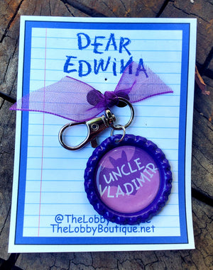 DEAR EDWINA "Uncle Vladimir" Bottlecap Keychain