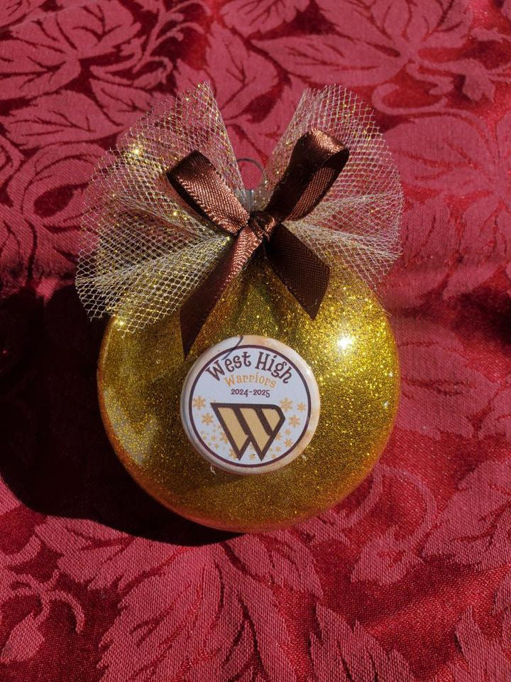 WEST HIGH WARRIORS Christmas Ornament Fundraiser