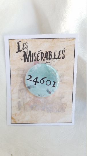 LES MISERABLES "24601" Metall-Anstecker